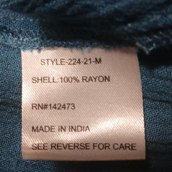 Grace & Lace Rayon Top Size M - Picture 5 of 6